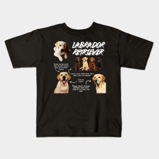 Labrador Retriever Fun Facts Kids T-Shirt